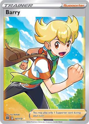 Barry (Full Art) card from SWSH09: Brilliant Stars