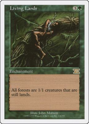 Living Lands card from Classic Sixth Edition