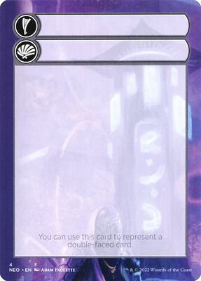 Helper Card - 4/9 card from Kamigawa: Neon Dynasty