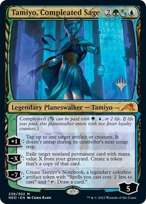 Tamiyo, Compleated Sage card from Promo Pack: Kamigawa: Neon Dynasty
