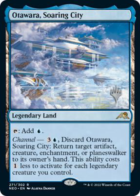 Otawara, Soaring City card from Promo Pack: Kamigawa: Neon Dynasty