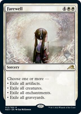 Farewell card from Promo Pack: Kamigawa: Neon Dynasty