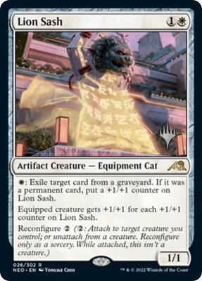 Lion Sash card from Promo Pack: Kamigawa: Neon Dynasty