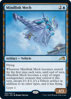 Mindlink Mech card from Promo Pack: Kamigawa: Neon Dynasty
