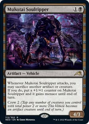 Mukotai Soulripper card from Promo Pack: Kamigawa: Neon Dynasty