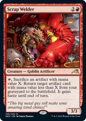 Scrap Welder card from Promo Pack: Kamigawa: Neon Dynasty