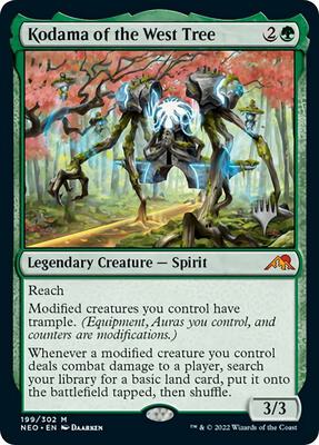 Kodama of the West Tree card from Promo Pack: Kamigawa: Neon Dynasty