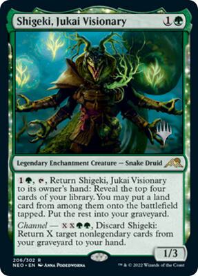 Shigeki, Jukai Visionary card from Promo Pack: Kamigawa: Neon Dynasty
