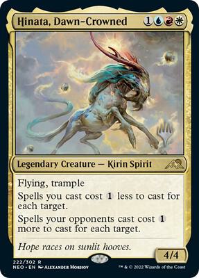 Hinata, Dawn-Crowned card from Promo Pack: Kamigawa: Neon Dynasty
