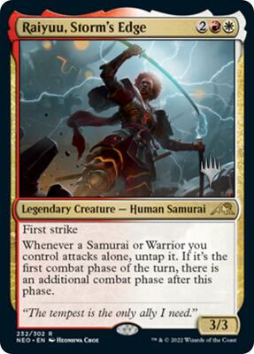 Raiyuu, Storm's Edge card from Promo Pack: Kamigawa: Neon Dynasty