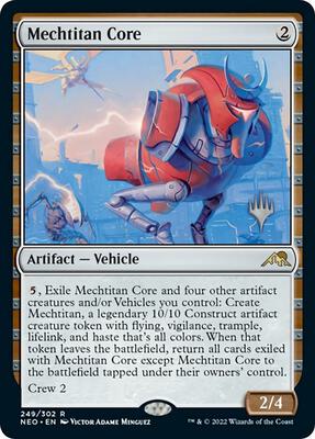 Mechtitan Core card from Promo Pack: Kamigawa: Neon Dynasty