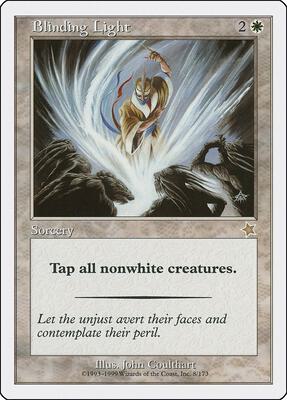 Blinding Light card from Starter 1999