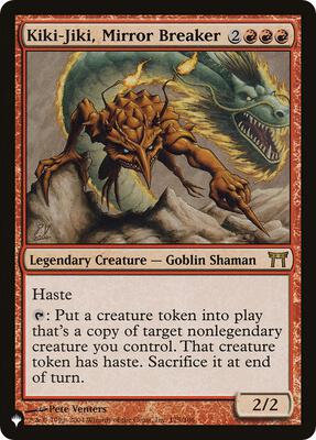 Kiki-Jiki, Mirror Breaker (CHK) card from The List Reprints