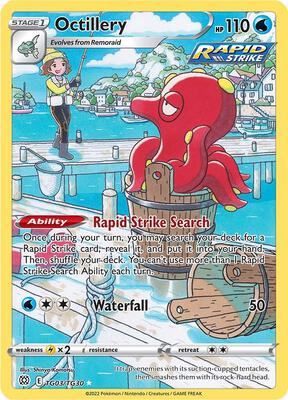 Octillery card from SWSH09: Brilliant Stars Trainer Gallery