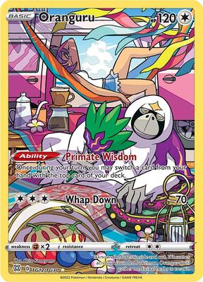 Oranguru card from SWSH09: Brilliant Stars Trainer Gallery