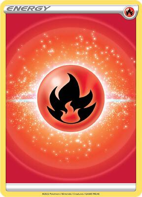 Fire Energy (2022 Unnumbered) card from SWSH09: Brilliant Stars