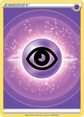 Psychic Energy (2022 Unnumbered) card from SWSH09: Brilliant Stars