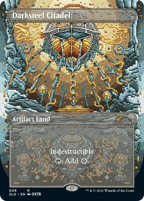 Darksteel Citadel card from Secret Lair Drop Series