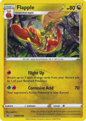 Flapple - SWSH189 card from SWSH: Sword & Shield Promo Cards