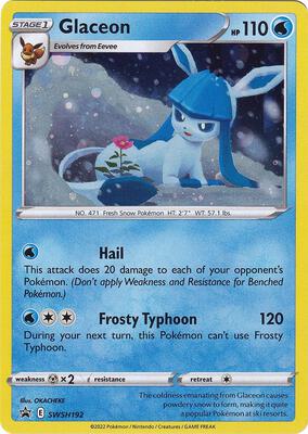 Glaceon - SWSH192 card from SWSH: Sword & Shield Promo Cards
