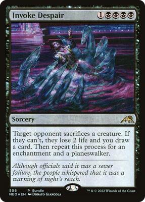 Invoke Despair (NEO Bundle) card from Unique and Miscellaneous Promos