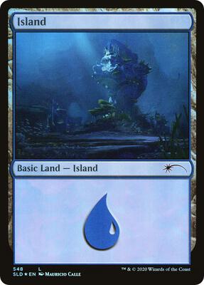 Island (548) card from Secret Lair Drop Series
