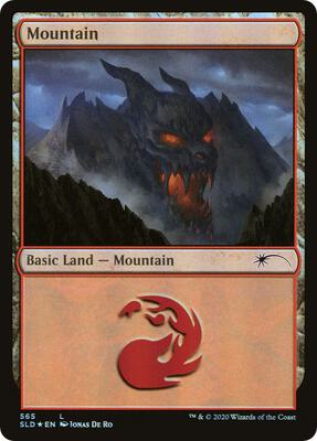 Mountain (565) card from Secret Lair Drop Series