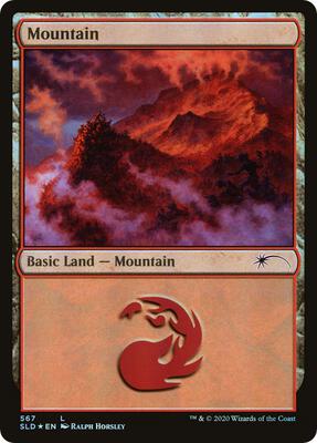 Mountain (567) card from Secret Lair Drop Series