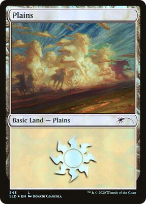 Plains (543) card from Secret Lair Drop Series