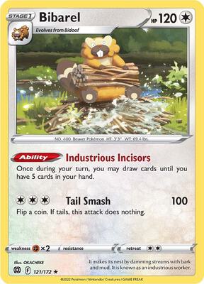 Bibarel - 121/172 card from Deck Exclusives