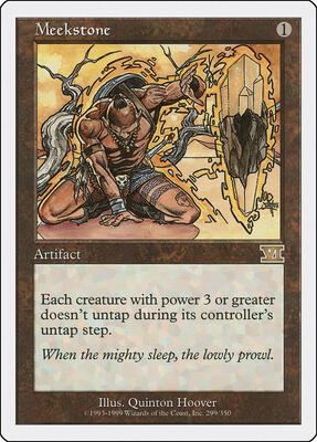 Meekstone card from Classic Sixth Edition