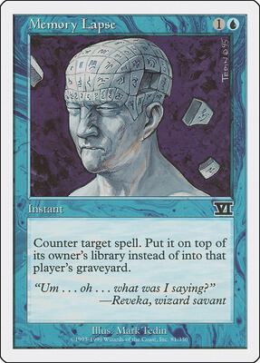 Memory Lapse card from Classic Sixth Edition