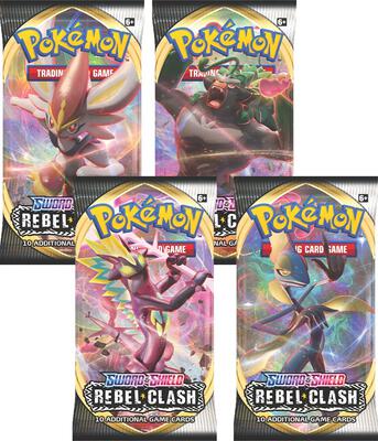 Rebel Clash Booster Pack Art Bundle [Set of 4] card from SWSH02: Rebel Clash