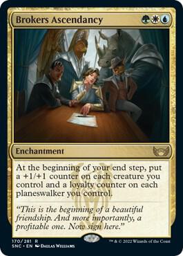 Brokers Ascendancy card from Streets of New Capenna