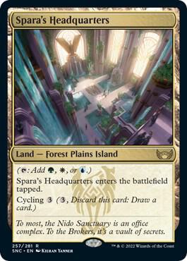 Spara's Headquarters card from Streets of New Capenna