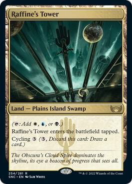 Raffine's Tower card from Streets of New Capenna