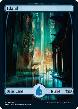 Island (274) card from Streets of New Capenna