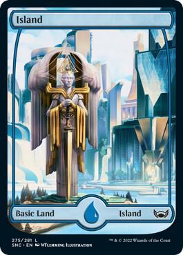 Island (275) card from Streets of New Capenna