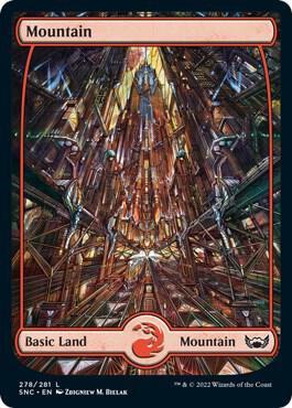 Mountain (278) card from Streets of New Capenna