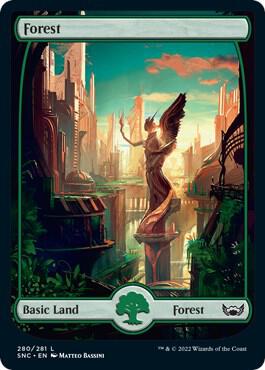 Forest (280) card from Streets of New Capenna