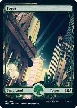 Forest (281) card from Streets of New Capenna