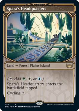 Spara's Headquarters (Showcase) card from Streets of New Capenna