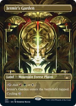 Jetmir's Garden (Borderless) card from Streets of New Capenna