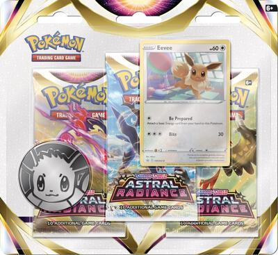 Astral Radiance 3 Pack Blister [Eevee] card from SWSH10: Astral Radiance