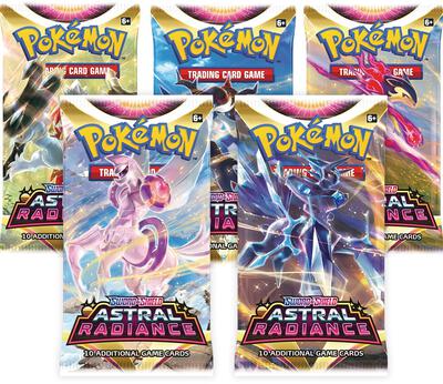 Astral Radiance Booster Pack Art Bundle [Set of 5] card from SWSH10: Astral Radiance
