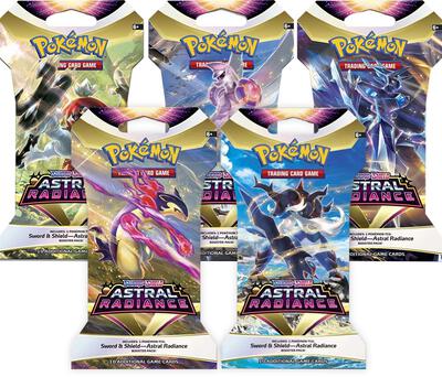 Astral Radiance Sleeved Booster Pack Art Bundle [Set of 5] card from SWSH10: Astral Radiance