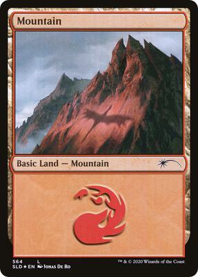 Mountain (564) card from Secret Lair Drop Series