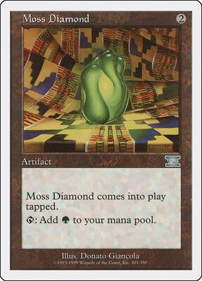 Moss Diamond card from Classic Sixth Edition