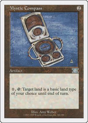Mystic Compass card from Classic Sixth Edition