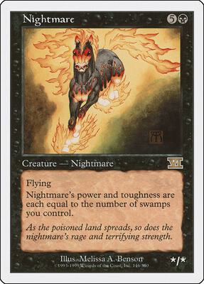 Nightmare card from Classic Sixth Edition